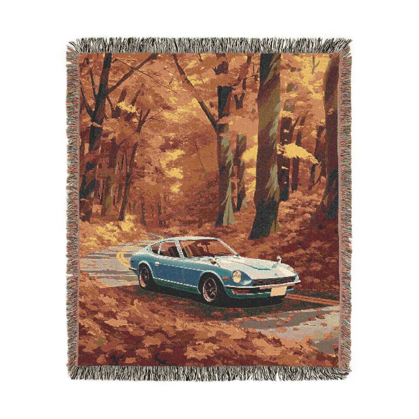 Autumn 240z Woven Blanket