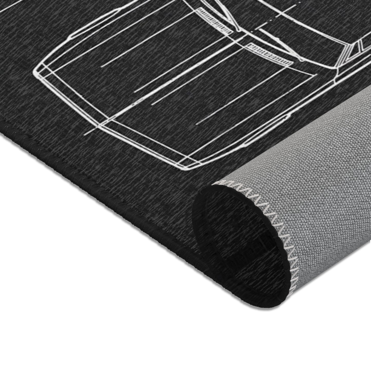 '68 Camaro Blueprint Rug