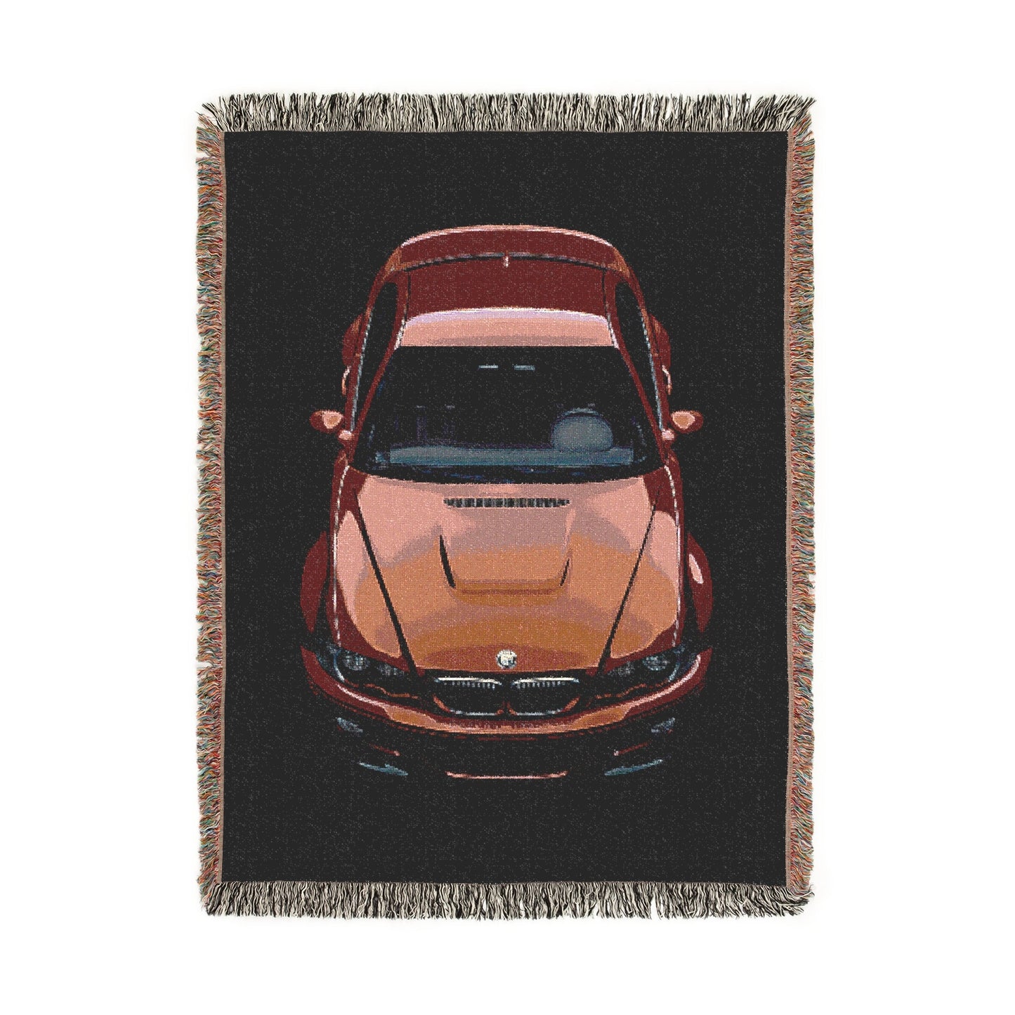 Red E46 M3 Woven Blanket