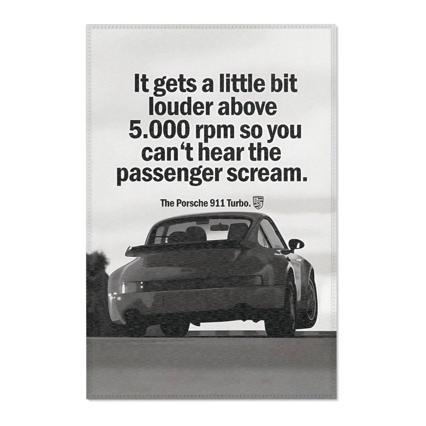 5000rpm Porsche Rug