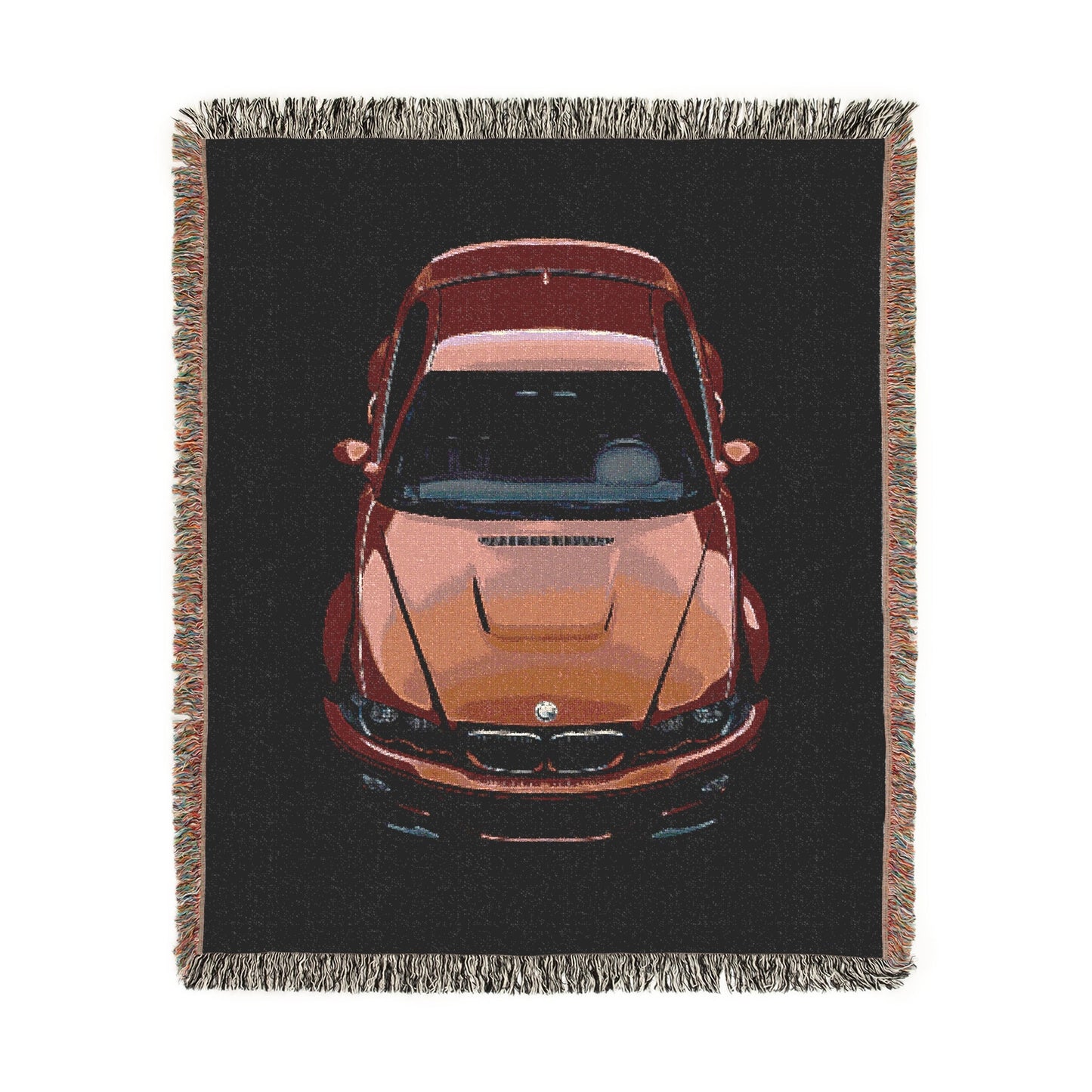 Red E46 M3 Woven Blanket