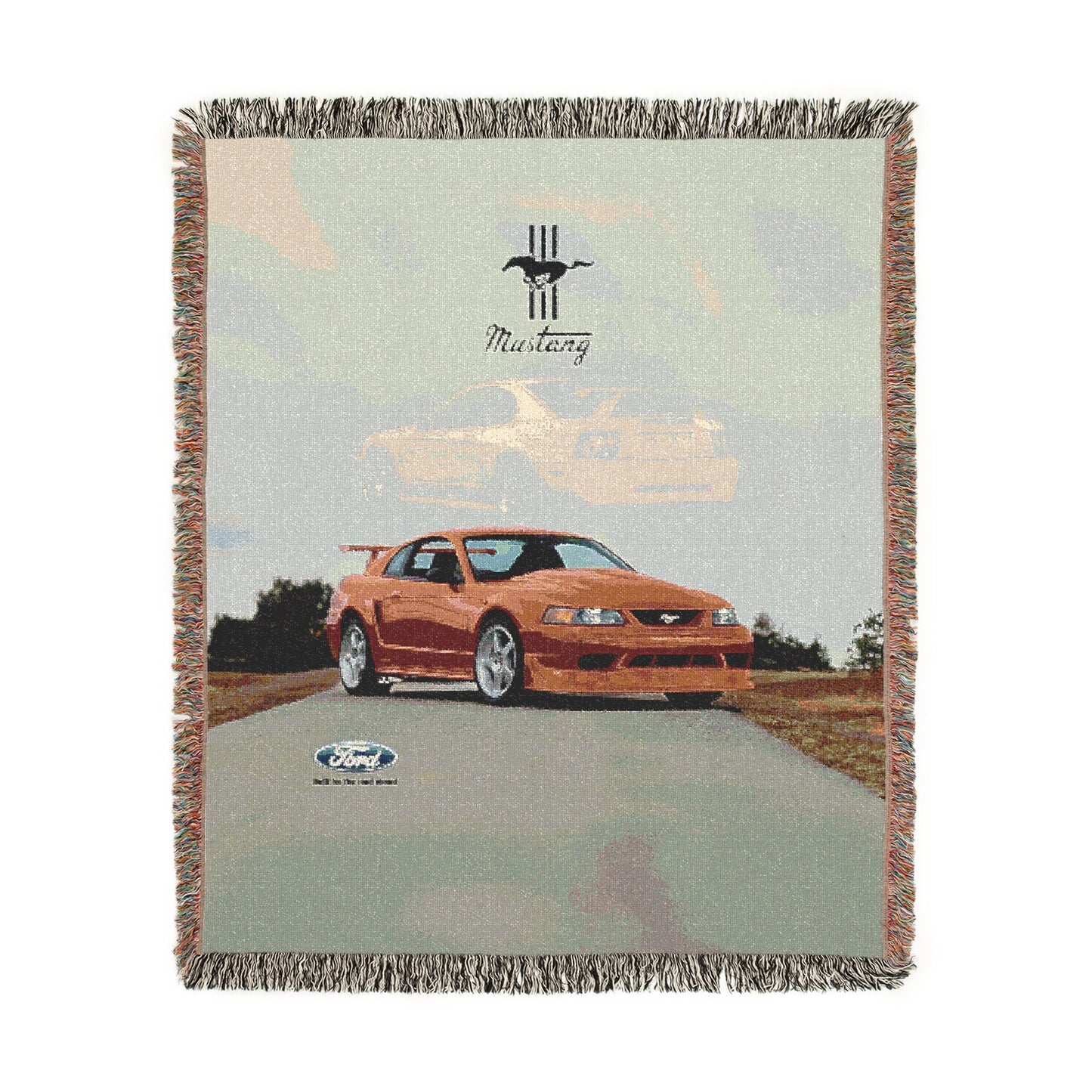 SN95 Mustang Woven Blanket