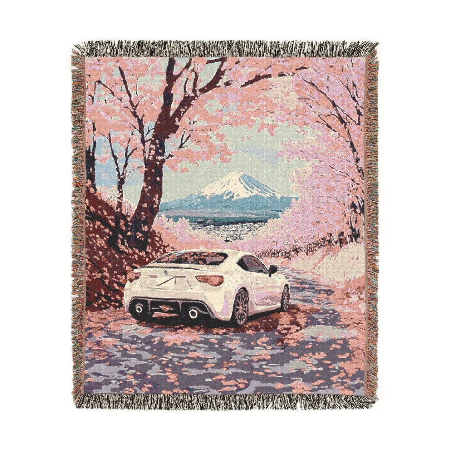 Cherry Blossom 86 Woven Blanket