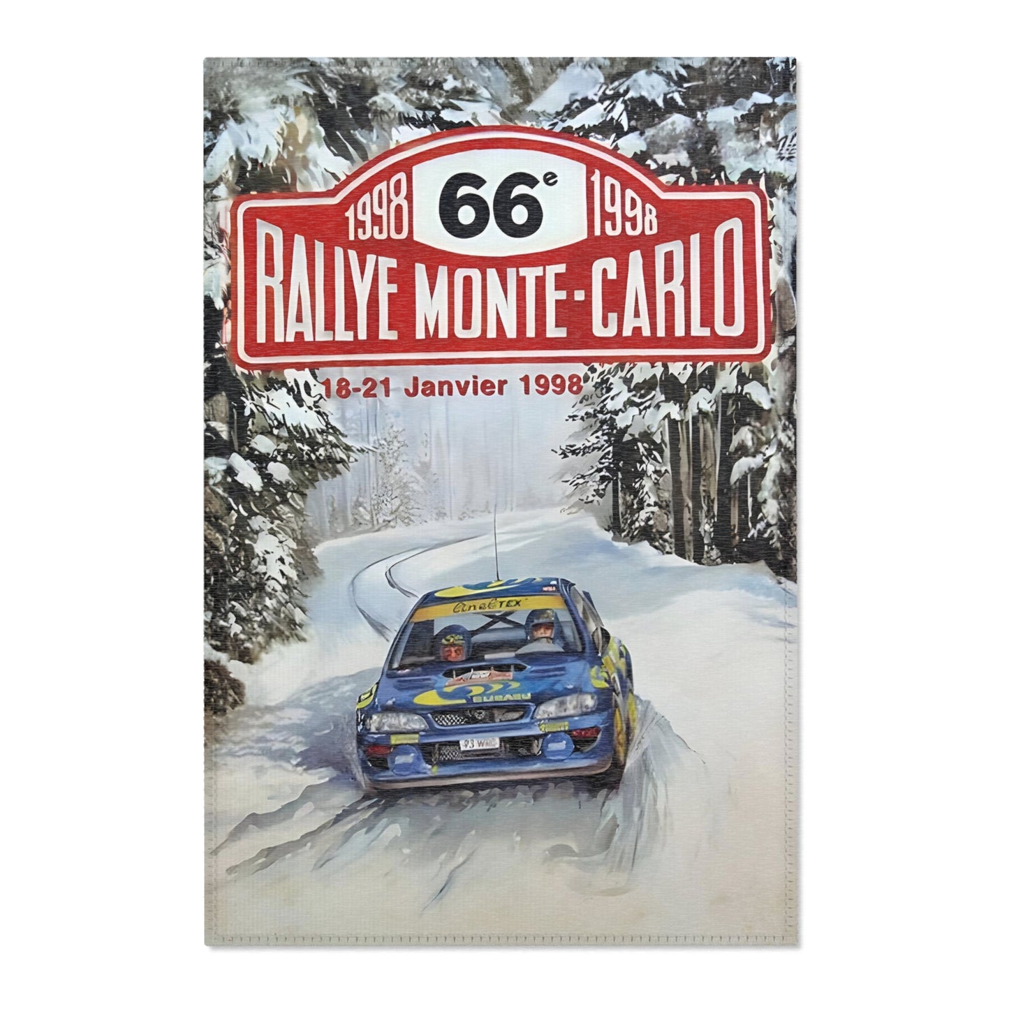 Rallye Monte-Carlo Rug