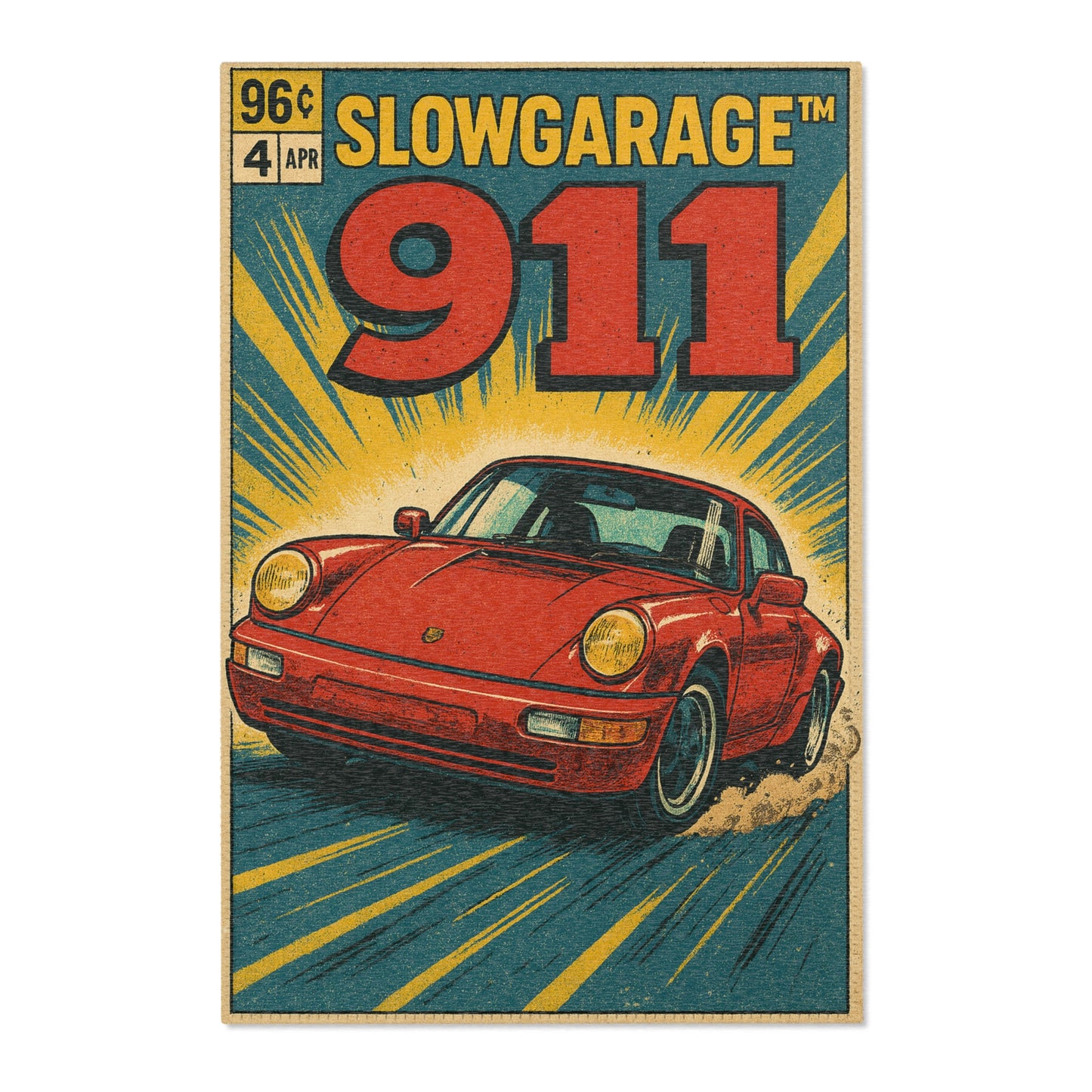 SlowGarage 911 Rug