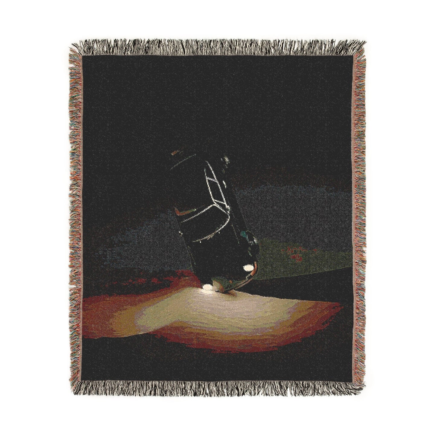 Desert Porsche Woven Blanket