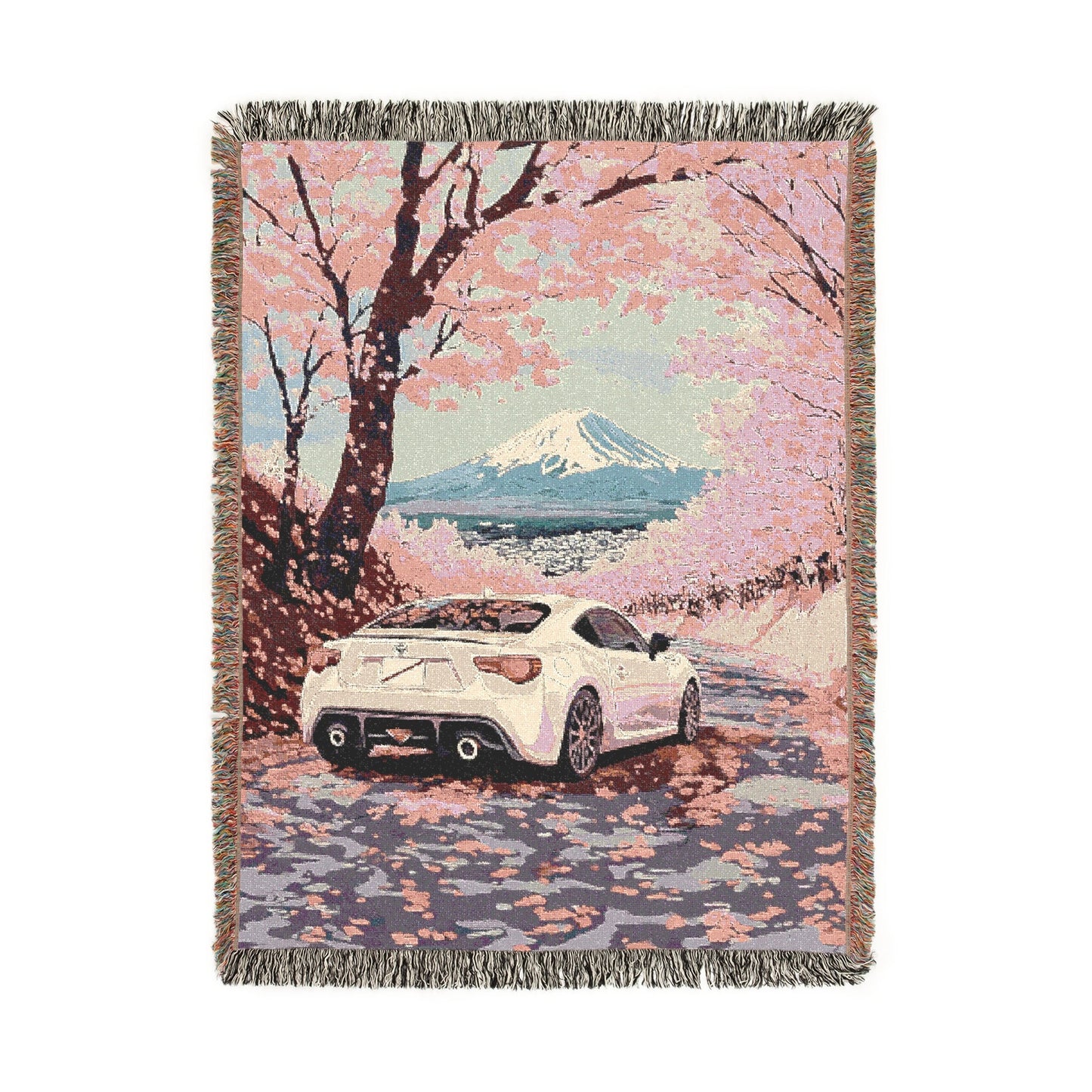 Cherry Blossom 86 Woven Blanket