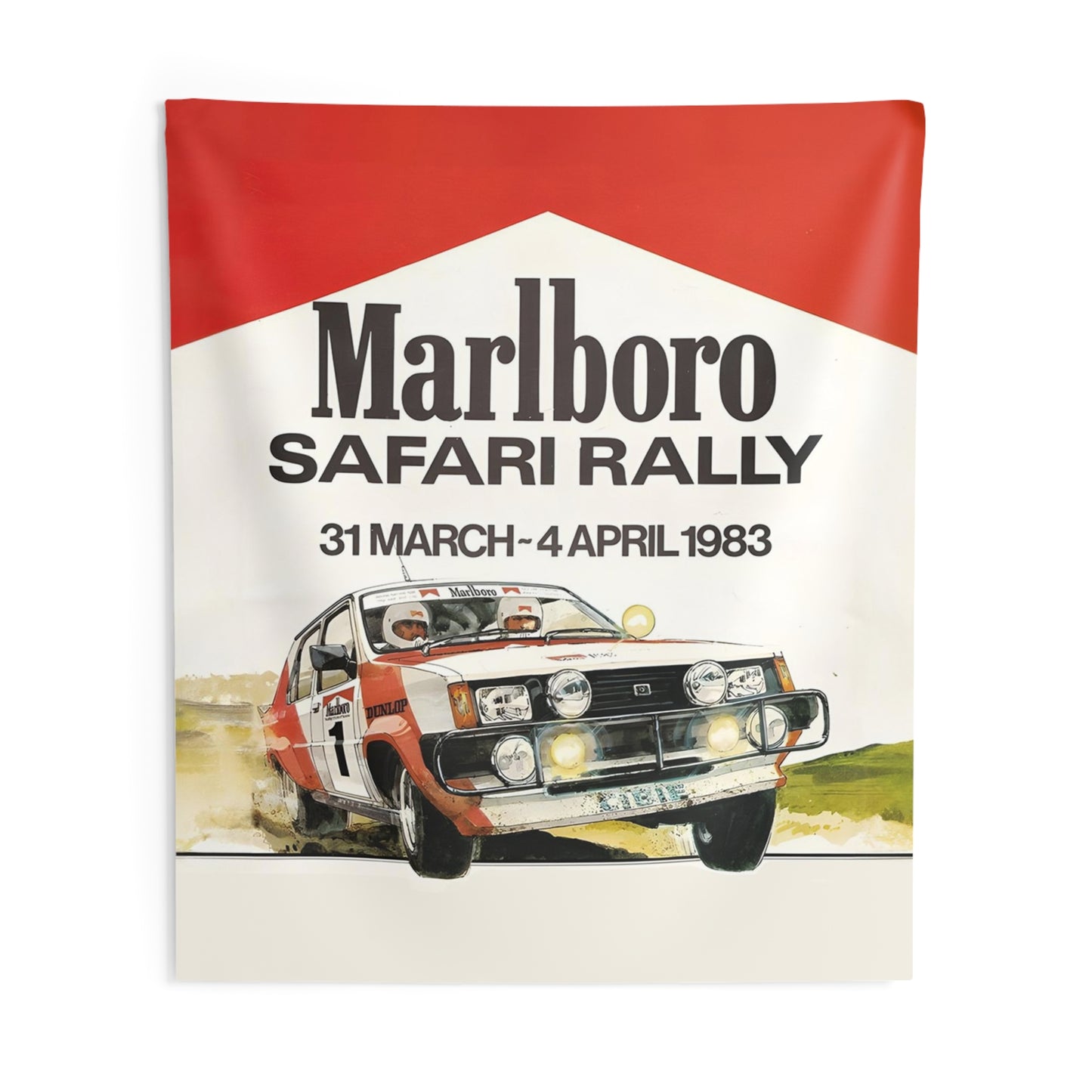 Marlboro Safari Rally Tapestry