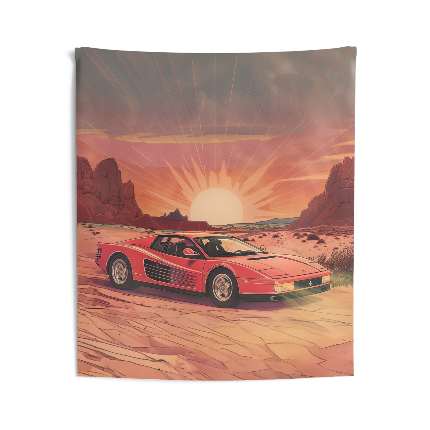 Desert Testarossa Tapestry