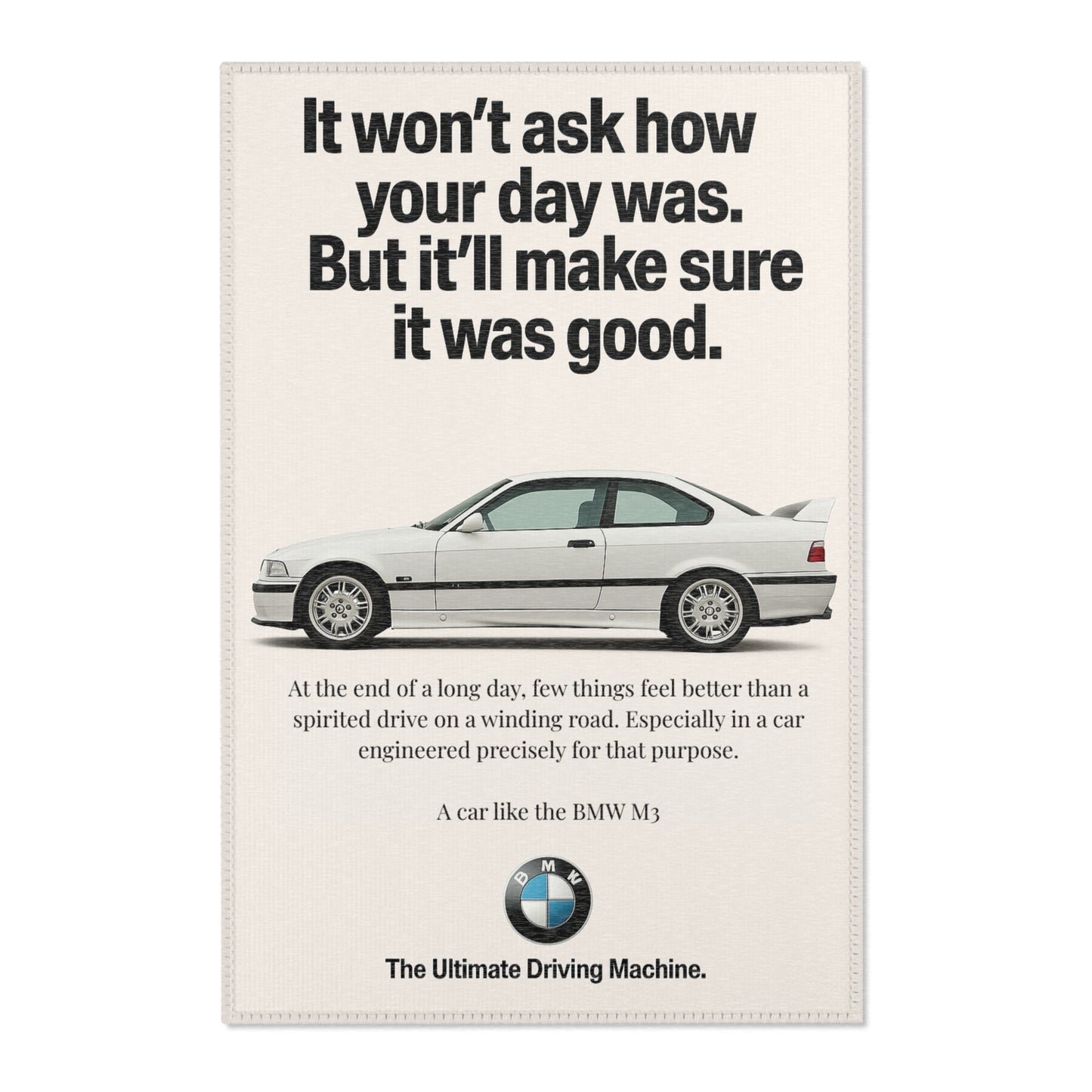 Ultimate Driving Machine M3 Rug