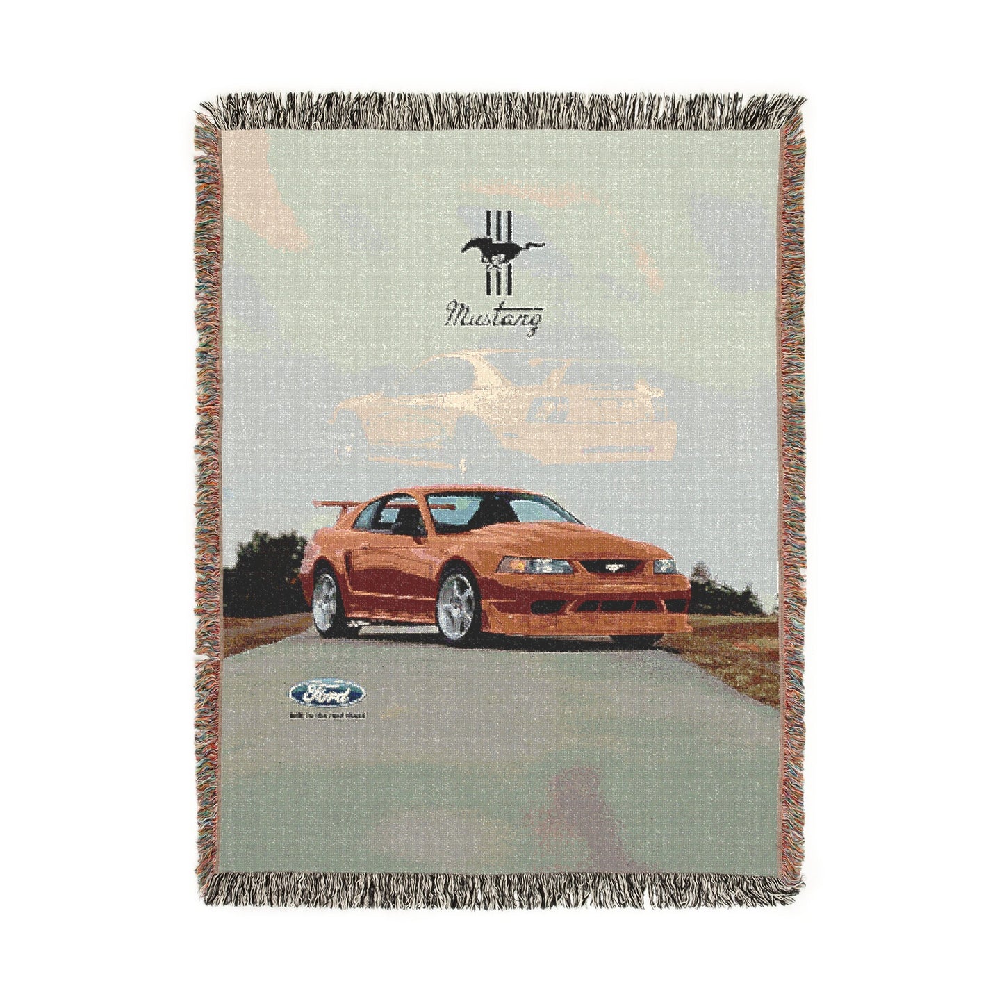SN95 Mustang Woven Blanket