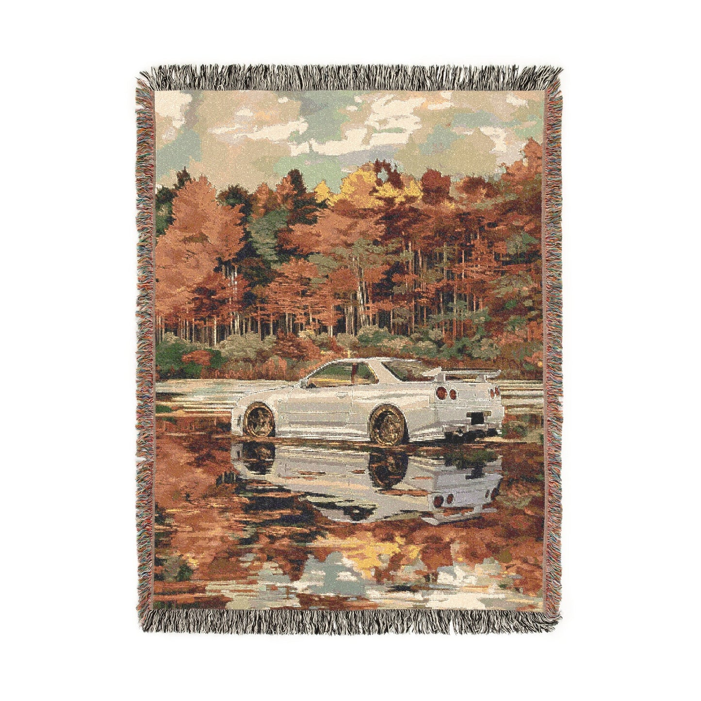 Autumn R34 GTR Woven Blanket
