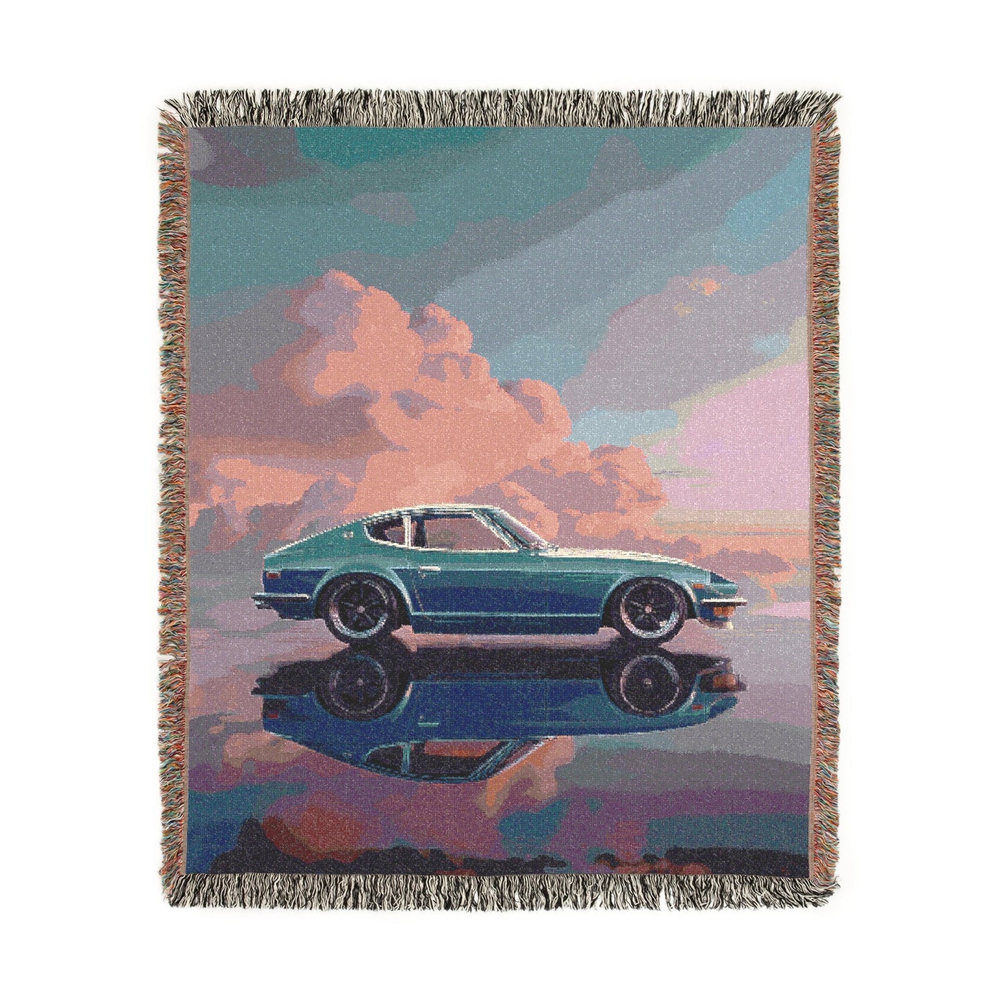 Cotton Candy Fairlady Z Woven Blanket