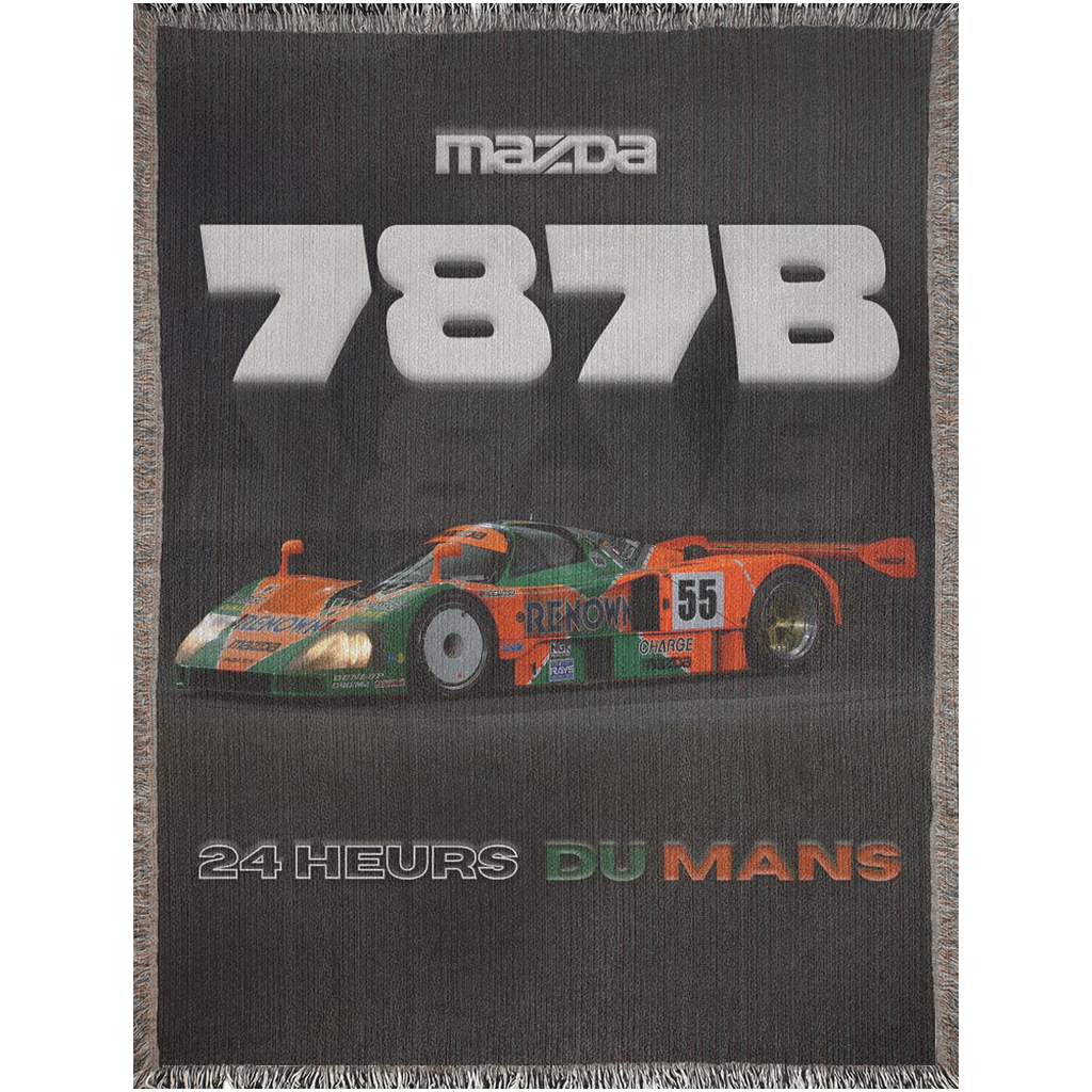 Mazda 787b Woven Blanket