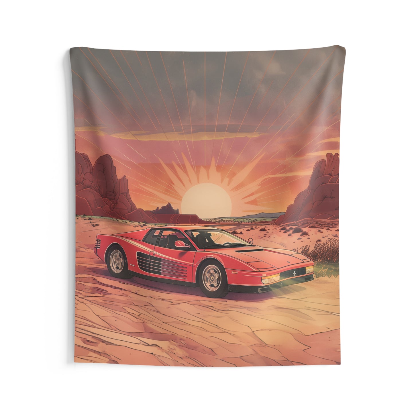 Desert Testarossa Tapestry