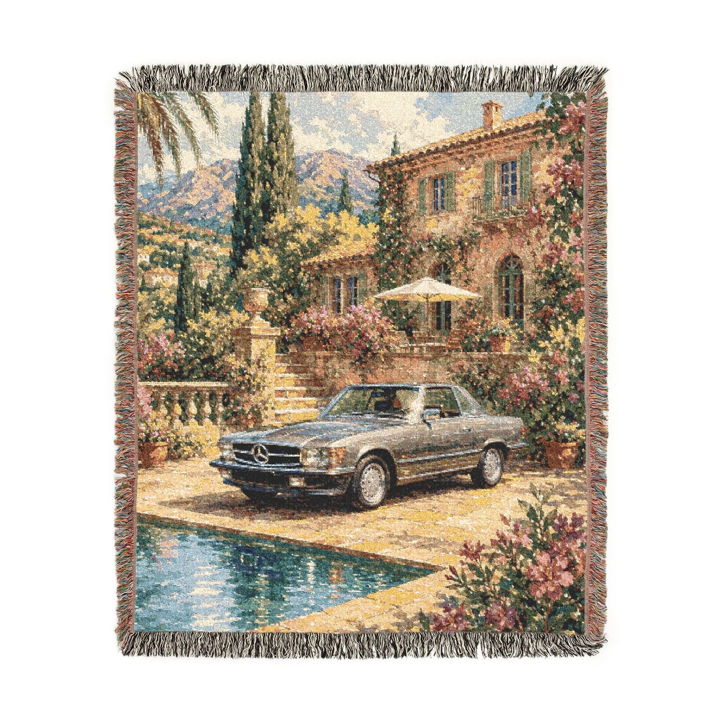 Mercedes-Benz R107 SL Woven Blanket