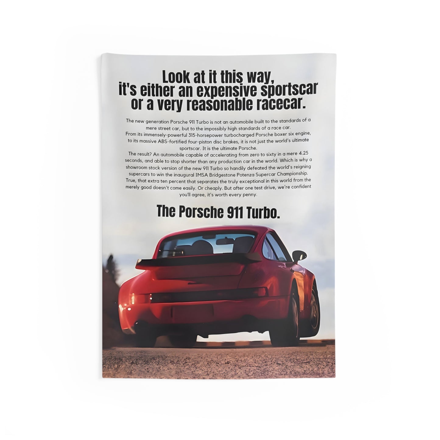 Reasonable Racecar Porsche Tapestry