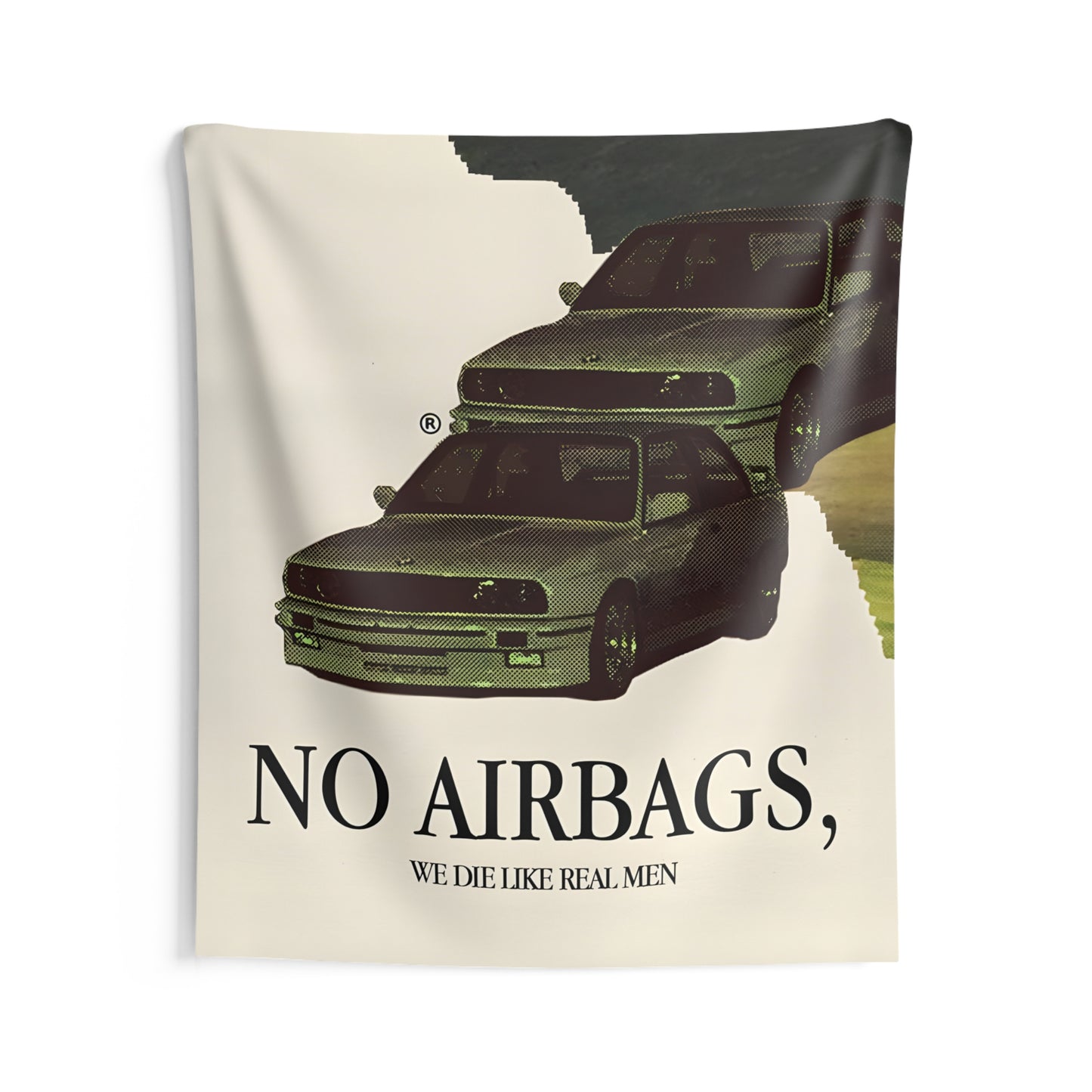 "No Airbags" Tapestry