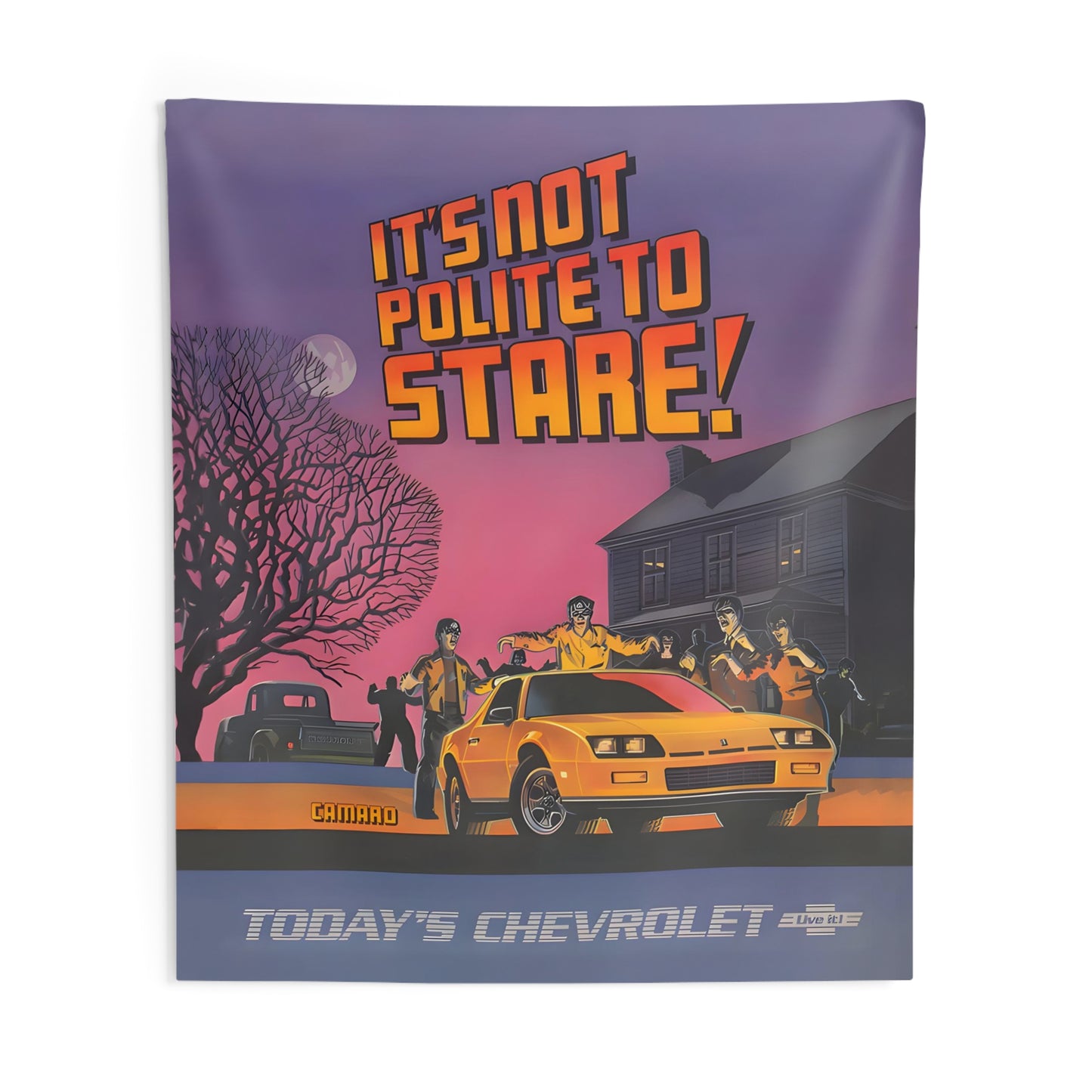 "Not Polite to Stare!" Tapestry