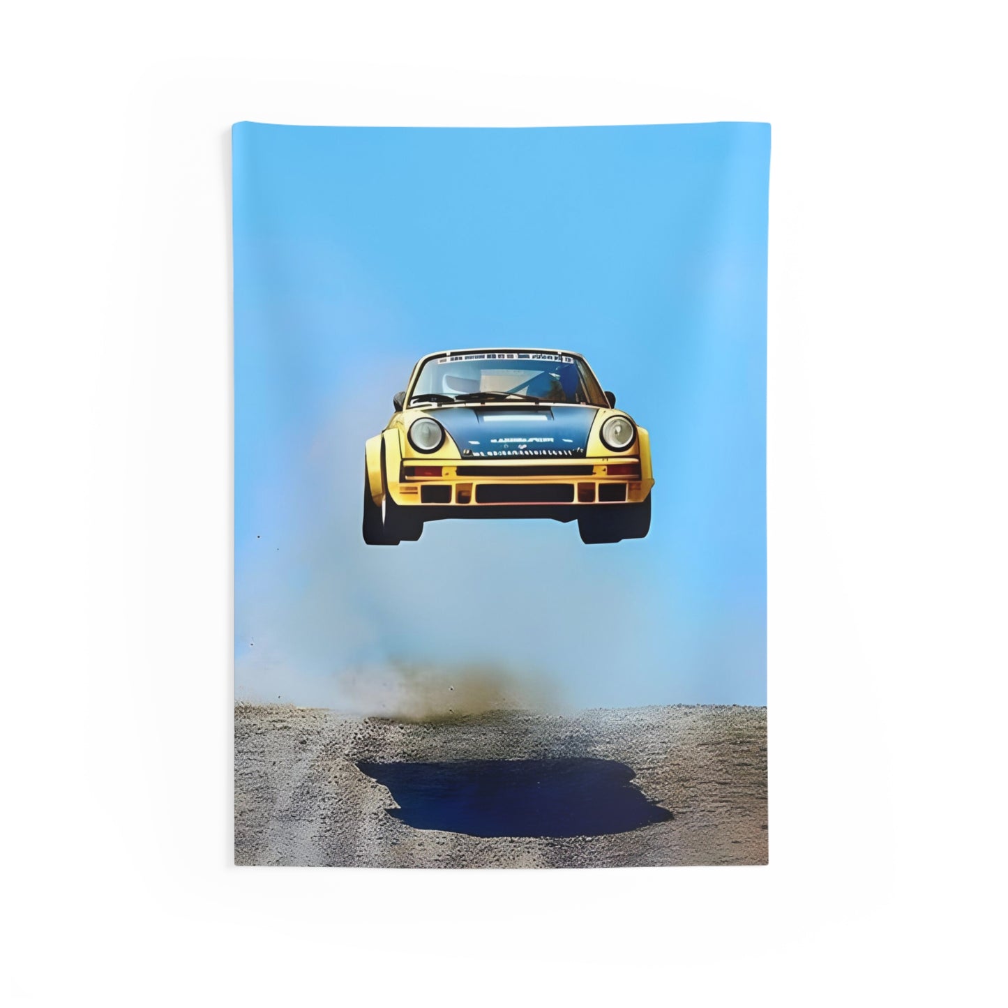 Flying Porsche Tapestry