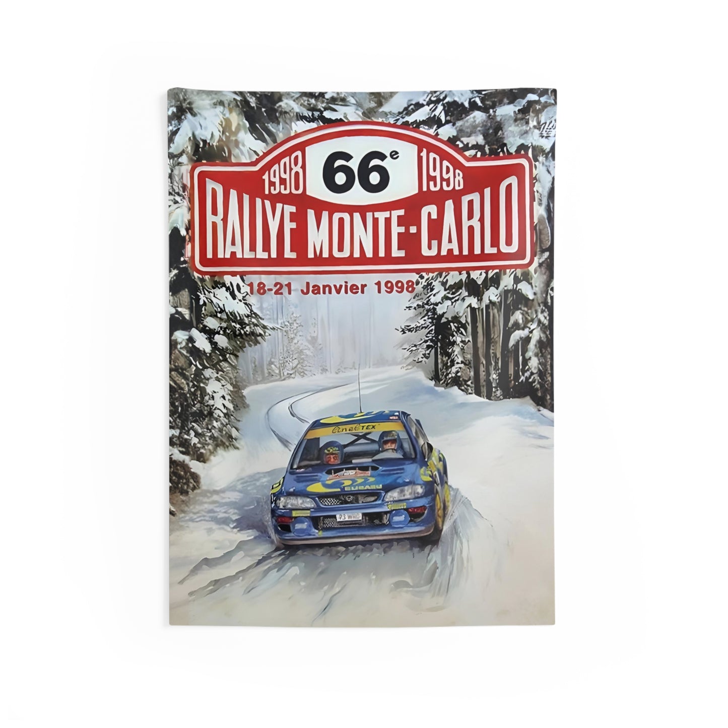 Rallye Monte-Carlo Tapestry