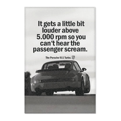 5000rpm Porsche Rug
