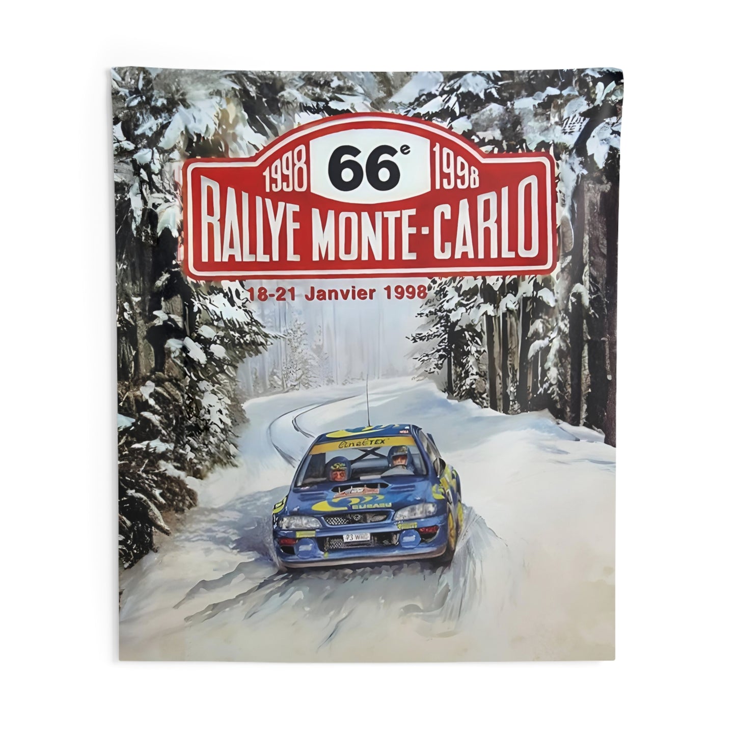 Rallye Monte-Carlo Tapestry