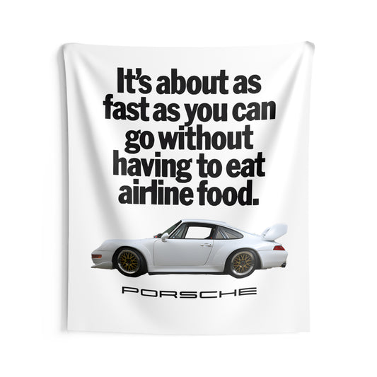 Airline Food Porsche Tapestry