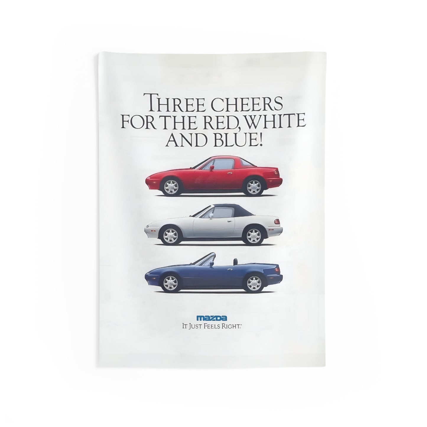 Three Cheer Miata Tapestry