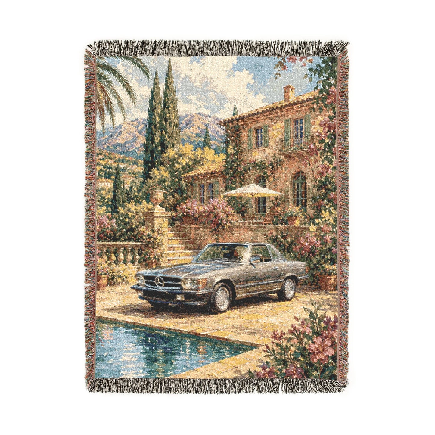 Mercedes-Benz R107 SL Woven Blanket