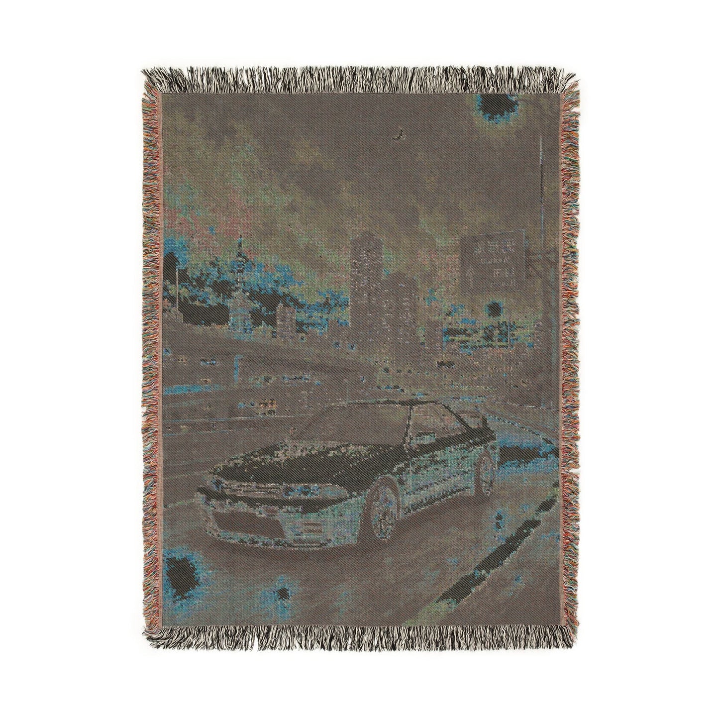 Wangan GTR Woven Blanket