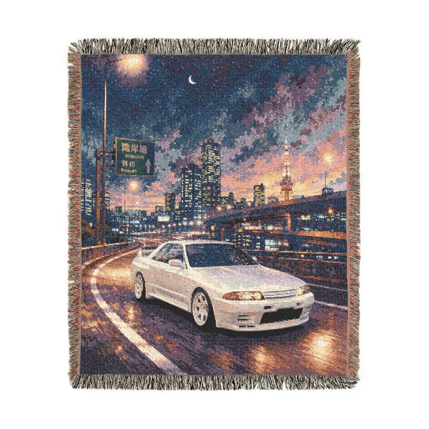 Wangan GTR Woven Blanket