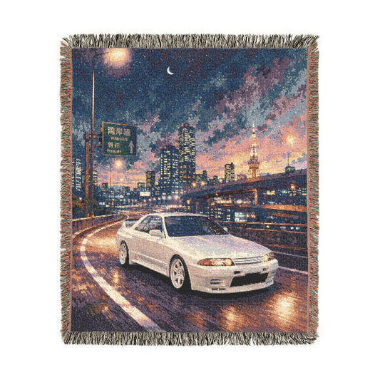 Wangan GTR Woven Blanket