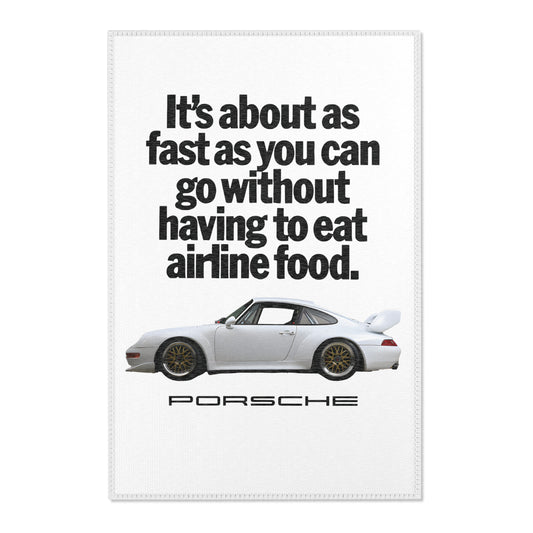 Airline Food Porsche Rug