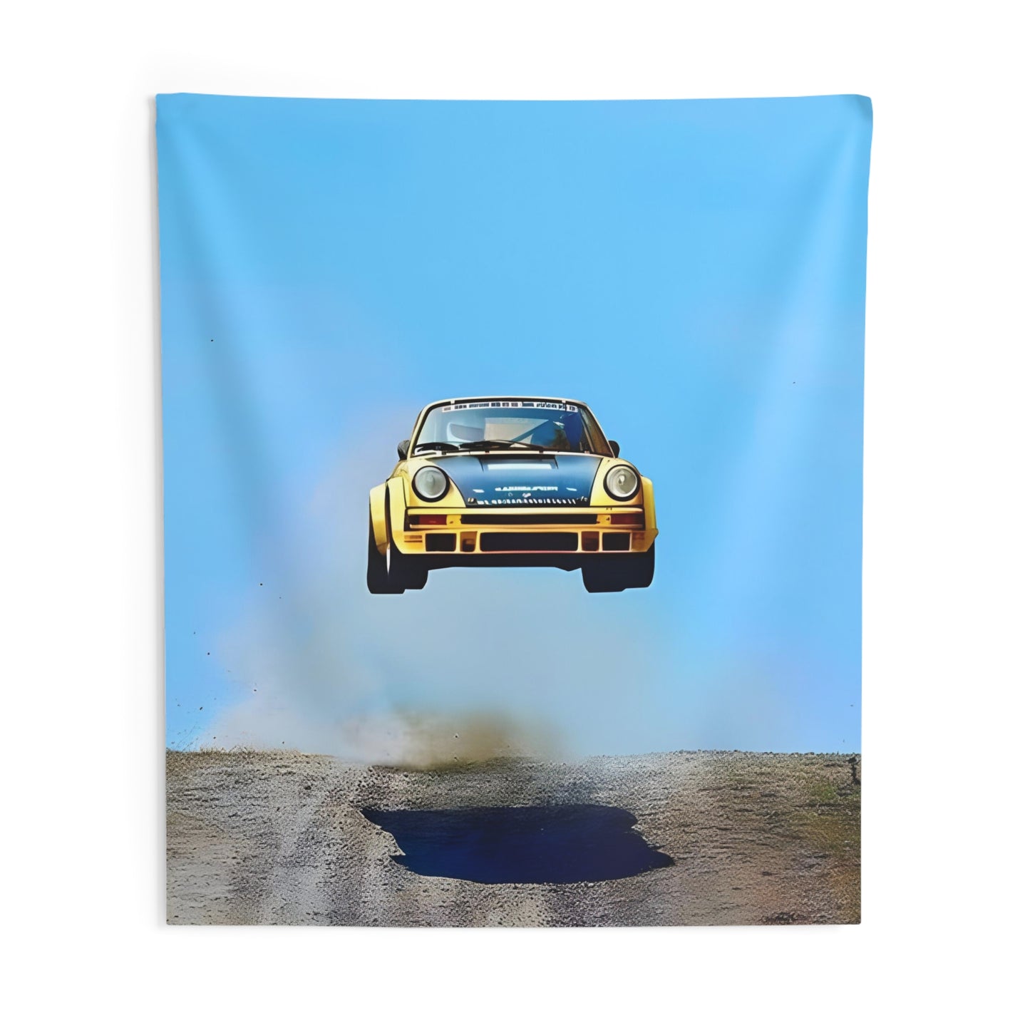 Flying Porsche Tapestry