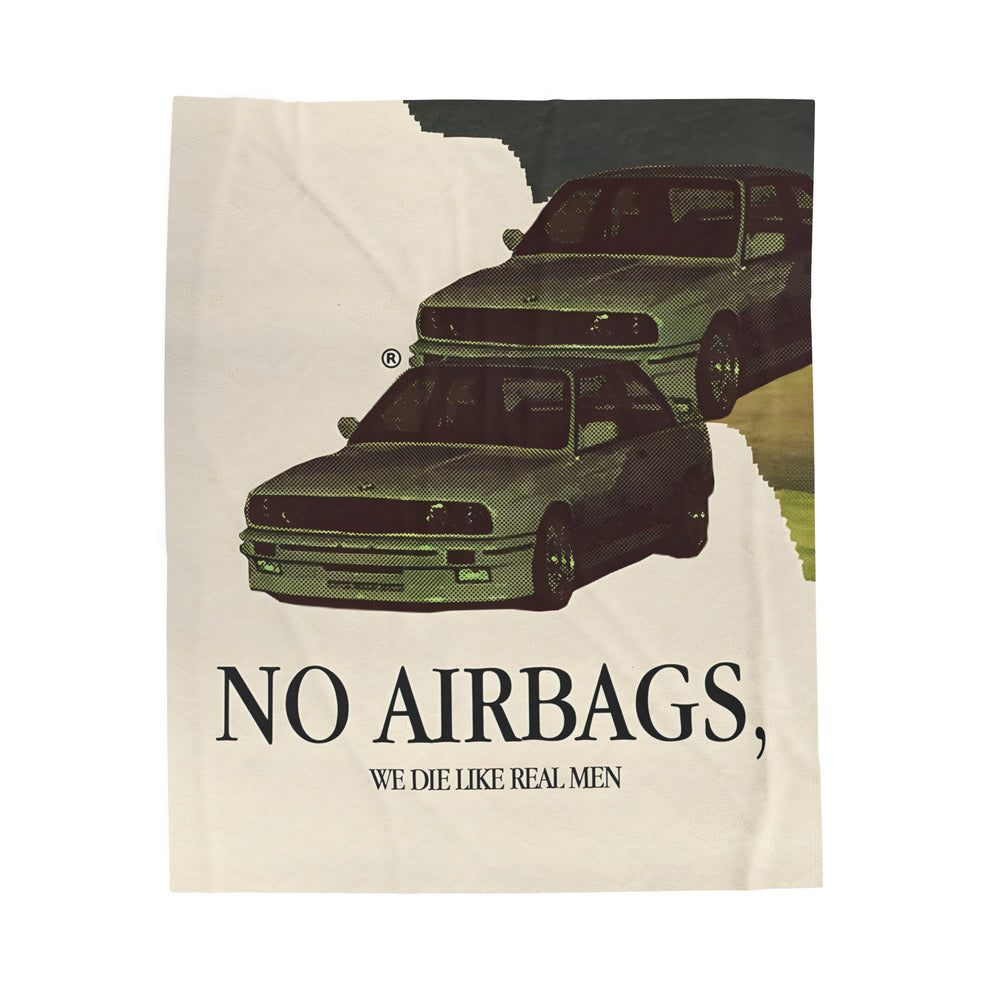 "No Airbags" Blanket TheSlowGarage