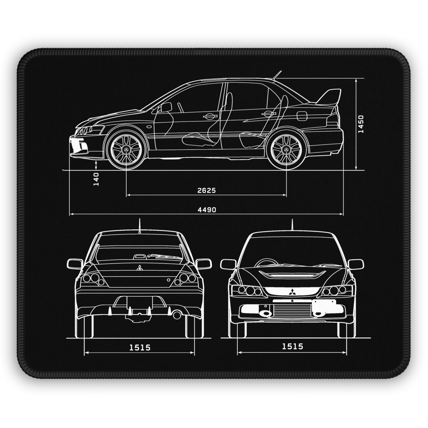 Blueprint Evo IX Mouse Pad