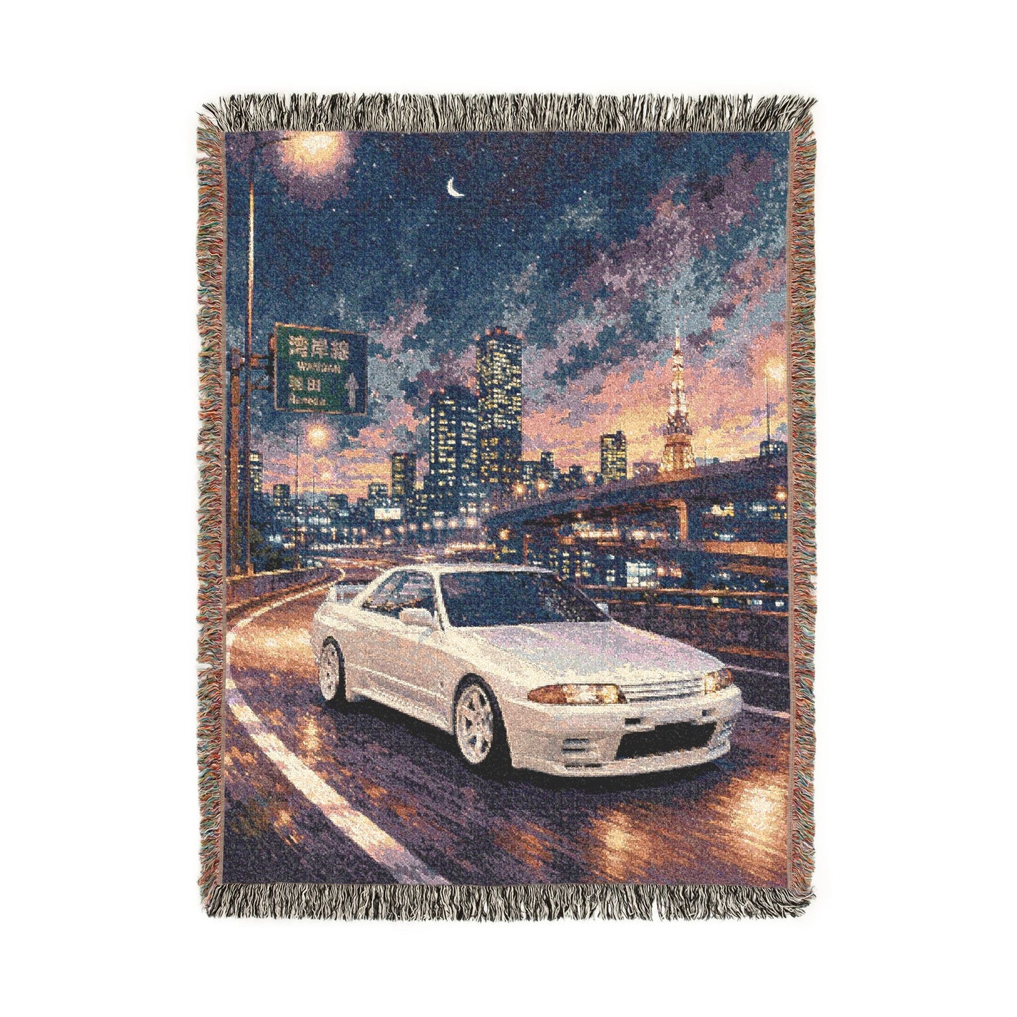 Wangan GTR Woven Blanket