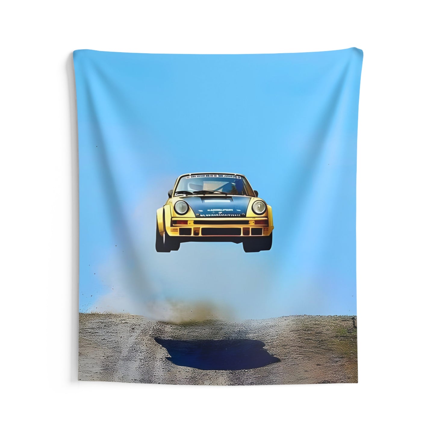 Flying Porsche Tapestry