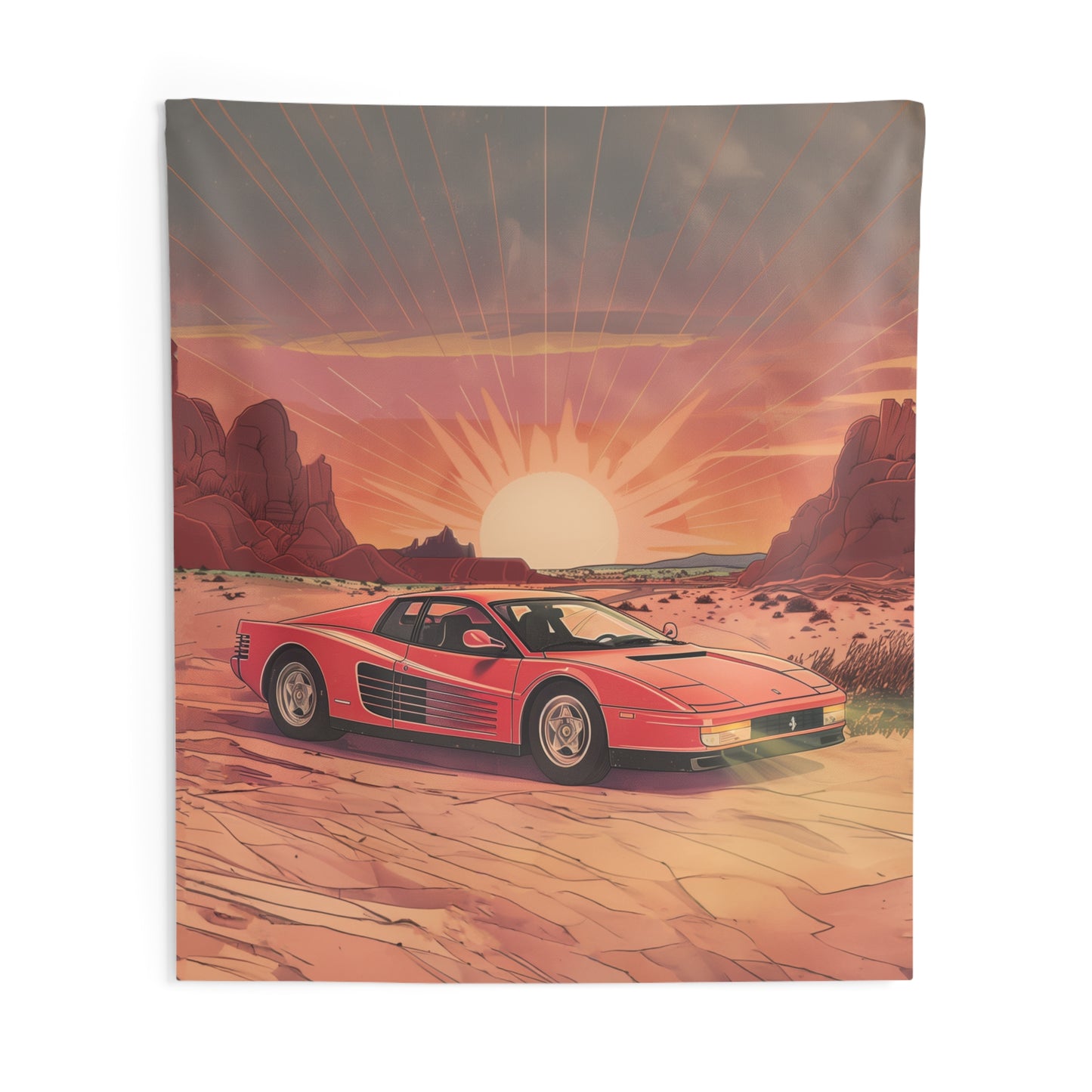 Desert Testarossa Tapestry