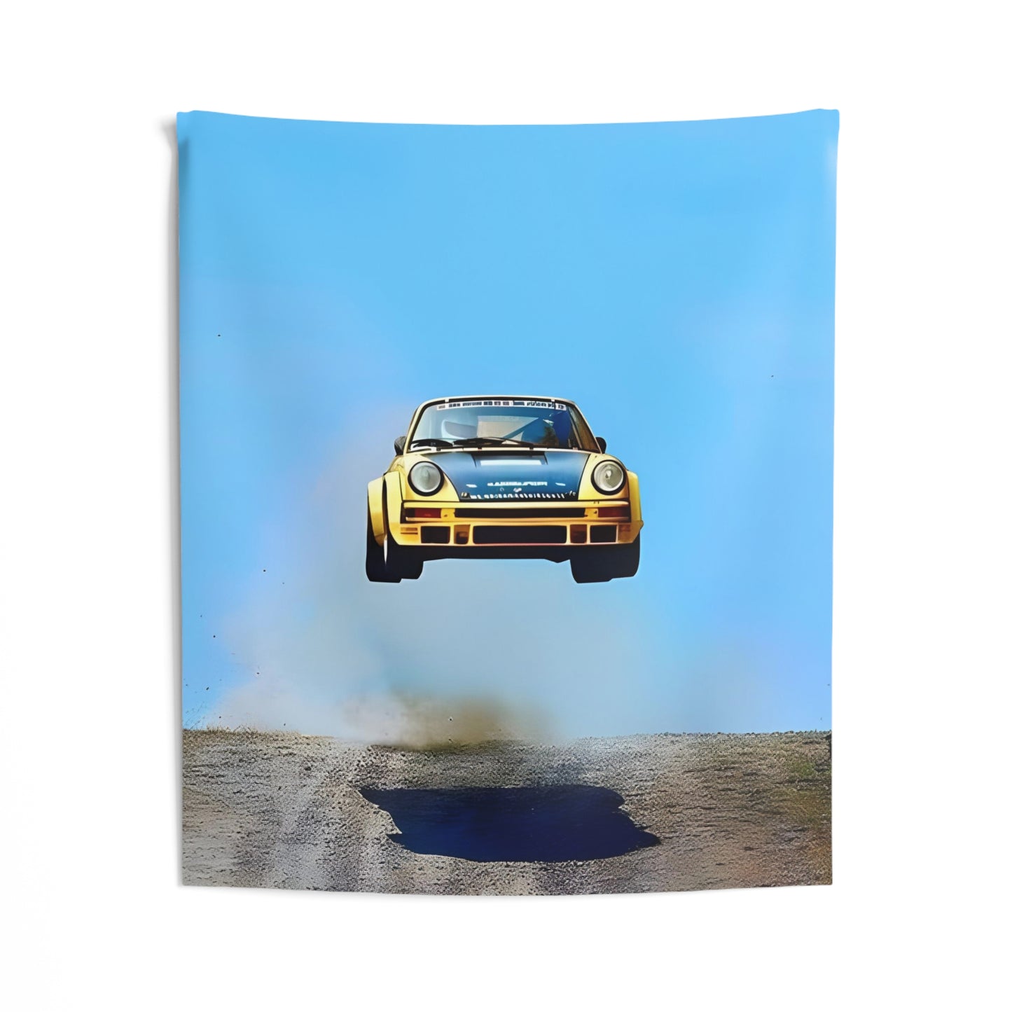 Flying Porsche Tapestry