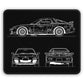 Blueprint FD RX7 Mouse Pad