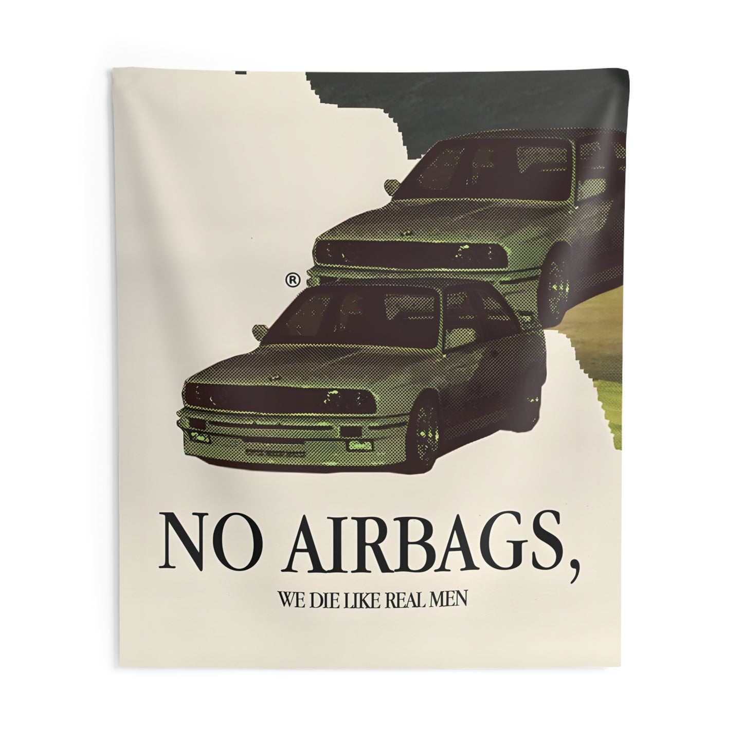 "No Airbags" Tapestry