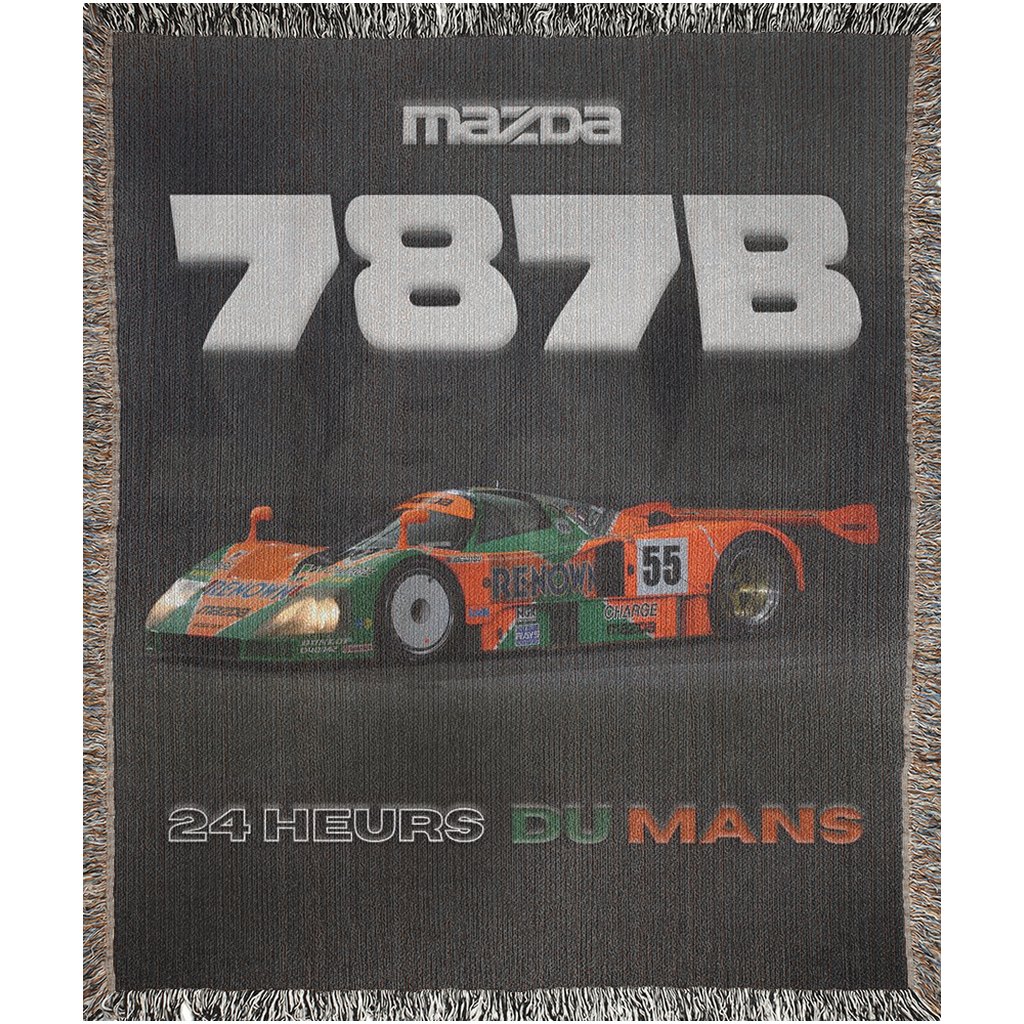 Mazda 787b Woven Blanket