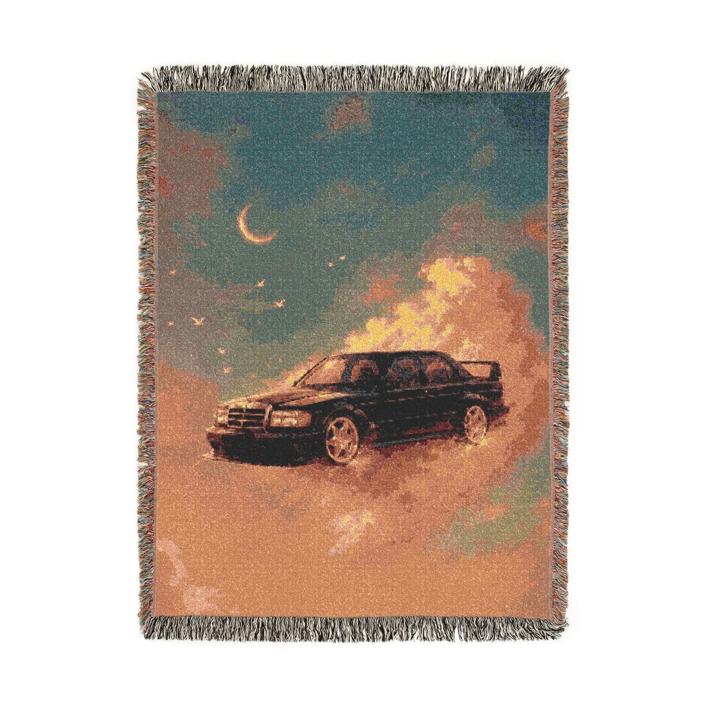 Cloudy 190E Woven Blanket