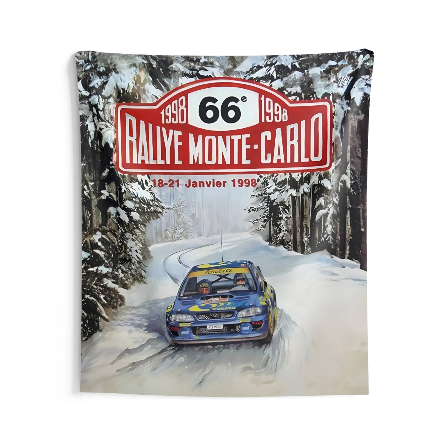 Rallye Monte-Carlo Tapestry