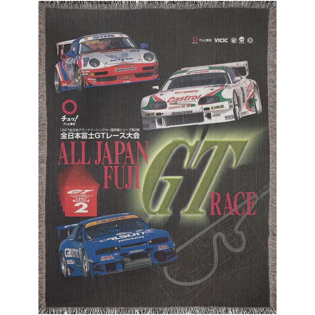 All JGTC Race Woven Blanket